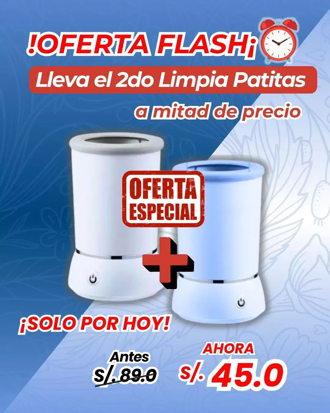 ¡Oferta! Llévate el 2do limpiador a mitad de precio